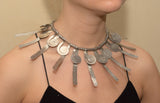 Rare Hammered Silver Wire Necklace by Alexander Calder