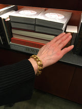 Hermes 18K Yellow Gold Link Bracelet