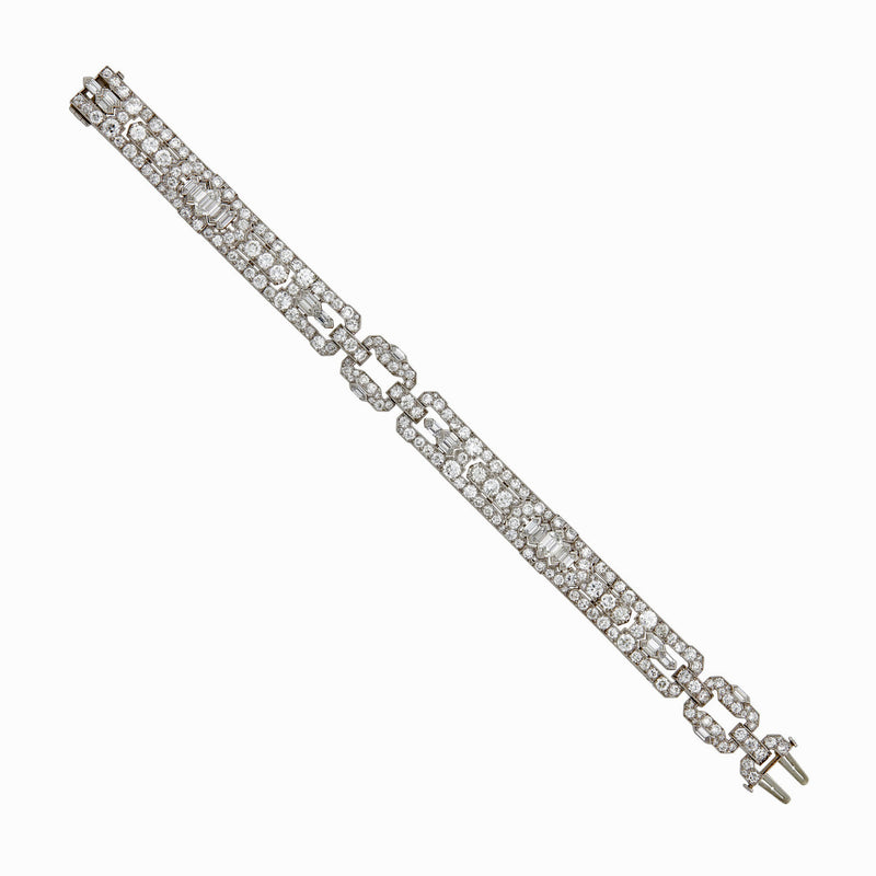 Platinum & Diamond Art Deco Bracelet