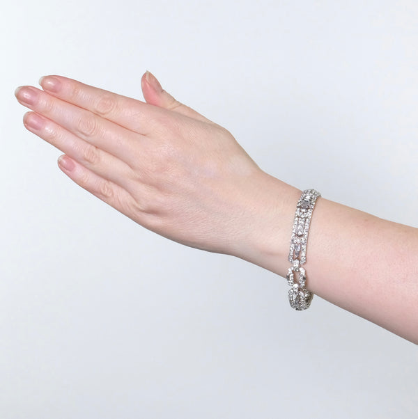 Platinum & Diamond Art Deco Bracelet
