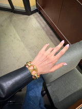 Bulgari 18K Gold Anchor Link Bracelet & Necklace
