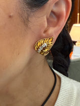 Van Cleef & Arpels 18K Gold & Diamond Earrings
