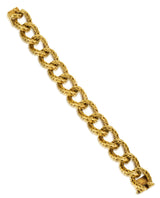 Hermes 18K Yellow Gold Link Bracelet