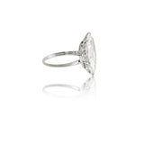 Van Cleef & Arpels Platinum & Navette Cut Diamond Ring