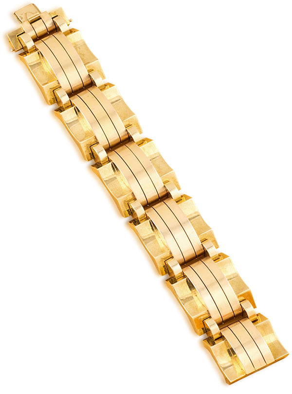 18K Gold Retro Bracelet
