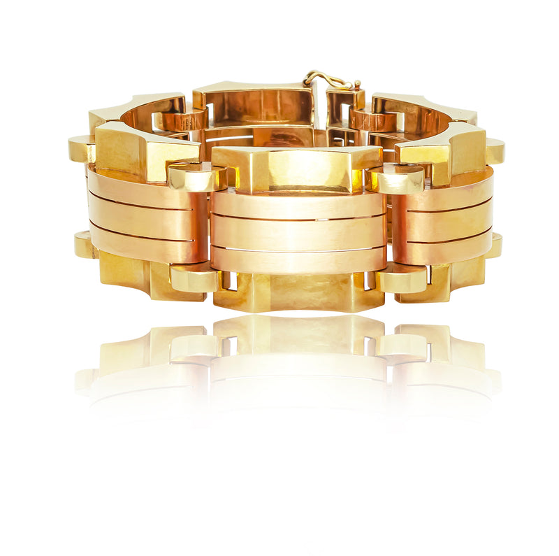 18K Gold Retro Bracelet