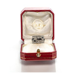 Cartier Platinum Diamond & Onyx "Panthere" Ring
