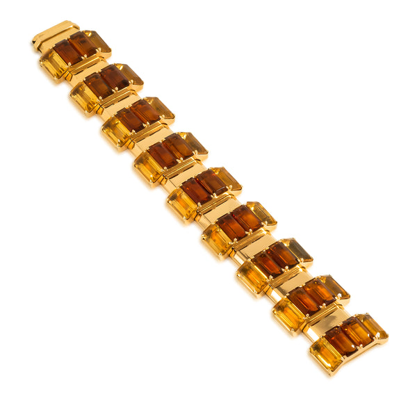 Cartier 18K Gold & Citrine Bracelet