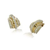 Stephen Russell 18K Gold & Diamond Earrings