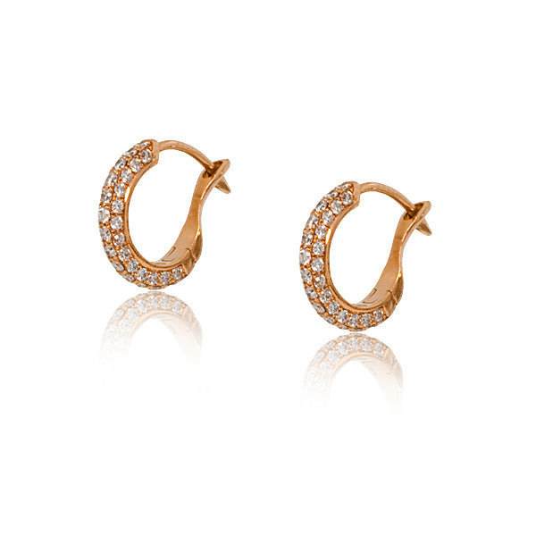 Stephen Russell Gold & Diamond Earrings